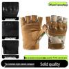 Men's Full-Finger Outdoor Tactical Gloves - Cut-Resistant, Wear-Resistant for Motorcycle Riding & Combat