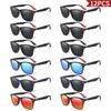12pcs Men's Classic Rice Nail Sunglasses Classic Simple Frame Fashion GlassesSuitable for Women