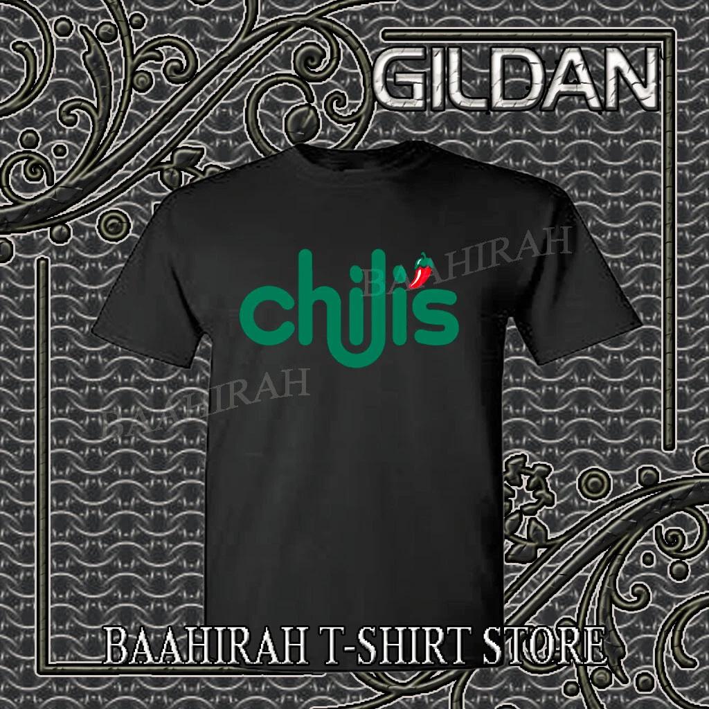 

New Shirt Chili s Restaurant men s logo Funny T shirt Size S to 5XL S