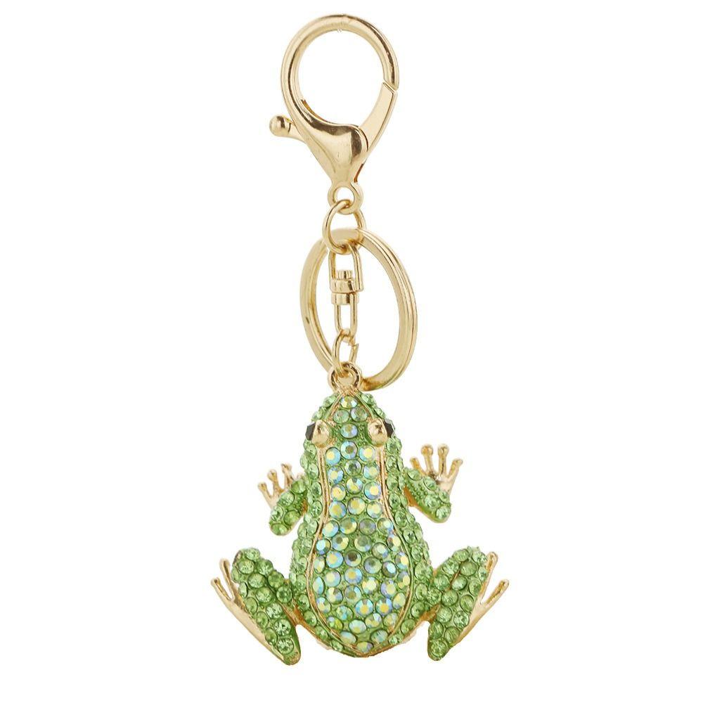 Elegant Rhinestone Brooch Sparkling Backpack Pins Stylish Frog Brooches  Party