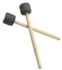 Cobalt Planet Bass Drum Mallet Set of 2 Drumstick Drumstick Mallet Brass Band Dora EVA Marching Gong Timpani Large Drum (gray)