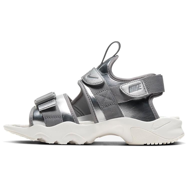 (WMNS) Nike Canyon Sandal Metallic Silver Women s CW6211-001 EU 36.5