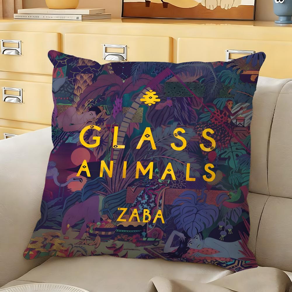 

GGlass AAnimals Band Cushion Cover Soft Durable Reversible Pillow Cover Home Car MultiScene Daily Comfort Pillowcase 30X30cm