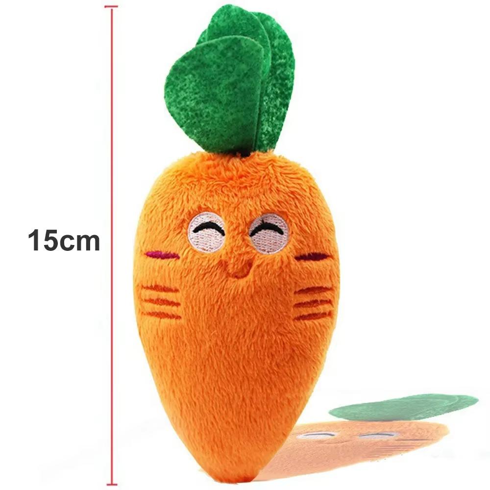 

Pet Dog Chew Teeth Cleaning Pet Toys Carrot chicken leg shape Plush Toys Supplies Dog Squeaky Toys Pets Training Accessories