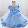 Zimné oblečenie pre novorodencov na krstiny pre bábätko Dievčenské spoločenské svadobné šaty Dievčatko 2 1-ročné narodeninové šaty princezná