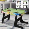 Multi-Game Table, 4-in-1 Folding Mini, Foosball, Hockey, Billiards, Ping-Pong, 86.5 x 43.5 x 64 cm