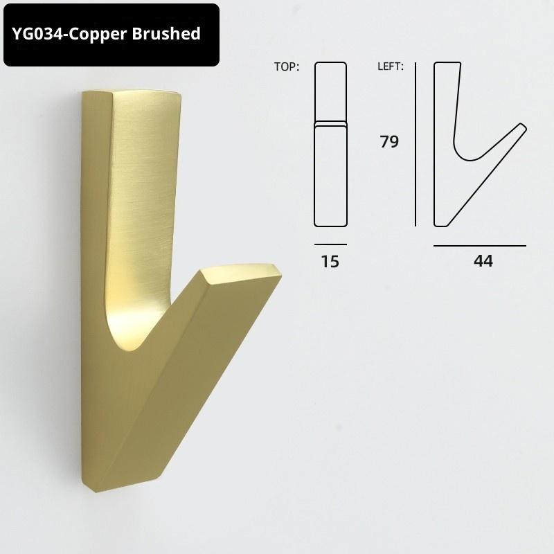 Bathroom Accessories Wall Hooks Wall Coat Rack Wall Hooks For Hanging Clothes Hook For Bags Gold Hangers For Kitchen Towels