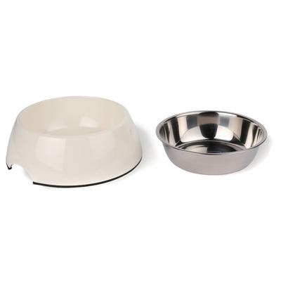 Dog Melamine Tableware White 350ml