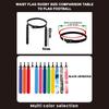 Sports Flag Football Webbing Waist Flag Bright Color Adjustable Competition Training Pvc American Soccer Waist Flag For Sports