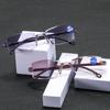 Ultra Clear Anti Blue Light Presbyopia Glasses Frameless Near Far Reading High Definition Eyeglasses