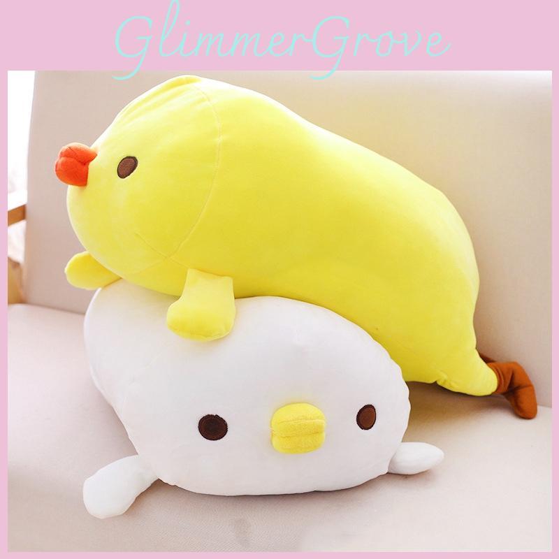Japanese 40cm Chicken Pillow Doll Soft Plush Kids Stuffed Toy Cute Gift Toys