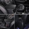 Repose-bras Universel pour Voiture Porte-gobelet Cuir Noir Coussin surélévateur pour Accoudoir de Voiture avec Câble de Chargement USB Accessoires d'Intérieur de Voiture