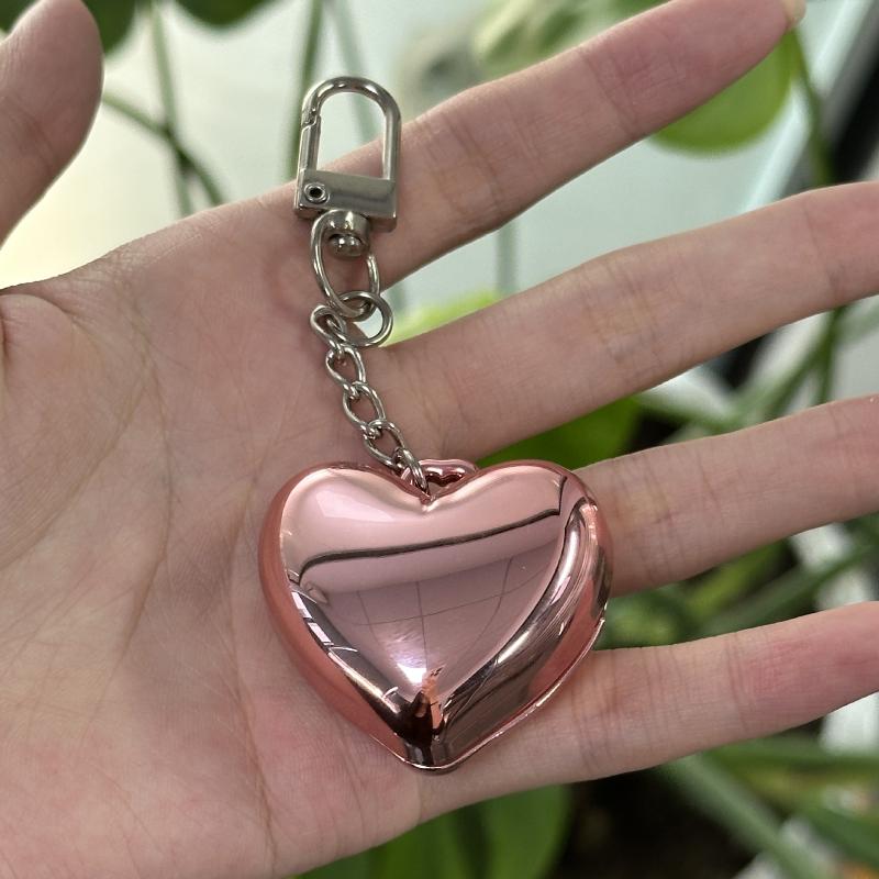 

Любовь Зеркало Брелок Коробка для хранения Сделай сам Пластиковая Пустая Коробка Мини Портативный Брелок Подарок Вечеринка розового золота