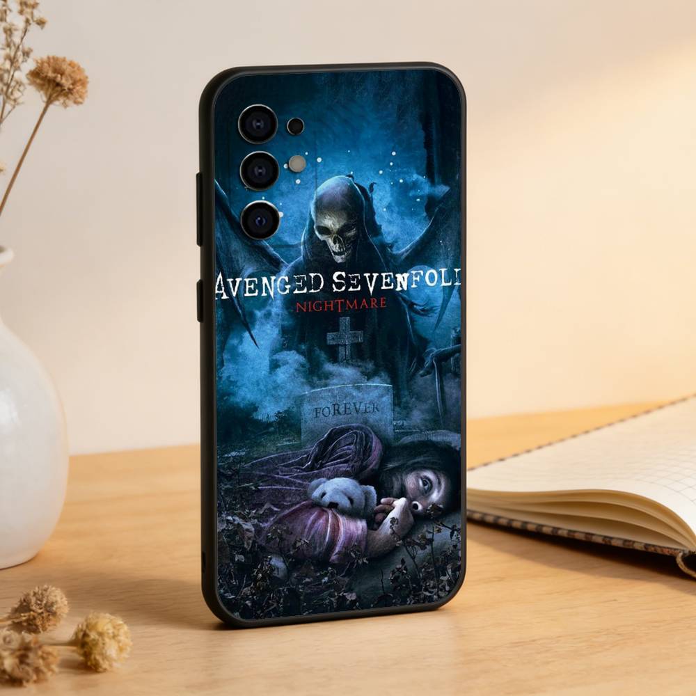 

A-Avenged S-Sevenfold Band Phone Case Black Silicone Soft For Samsung S25,S24,S21,S22,S23,S30,Ultra,S20,Plus,Fe,Lite Samsung S225G