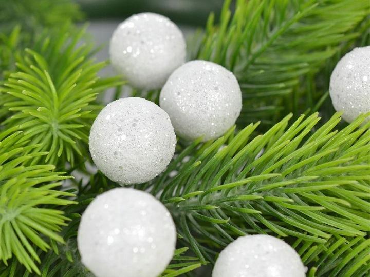Kulki Kuleczki Bombki Brokatowe Na Choinkę Do Stroików Duża 100Szt 2Cm