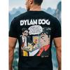 Herren Vintage 1992 Dylan Dog Comic T-Shirt - Retro Manga Grafik-T-Shirt mit ikonischem Wendy Nguyen Druck, Atmungsaktives Rundhals-Freizeithemd Geeignet für