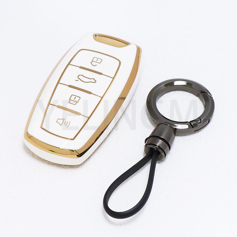 Husă TPU cu 4 Butoane pentru Cheie Auto pentru Great Wall Haval Jolion 2022 F5 F7 F7X F7H H2S GMW Dargo H6 H7 H4 H9 Carcasă Fob Accesorii