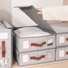 Spacious Bed Sheet Storage Container Nonwoven Materials Dustproof Cover Bedding Organiser With Detachable Lid