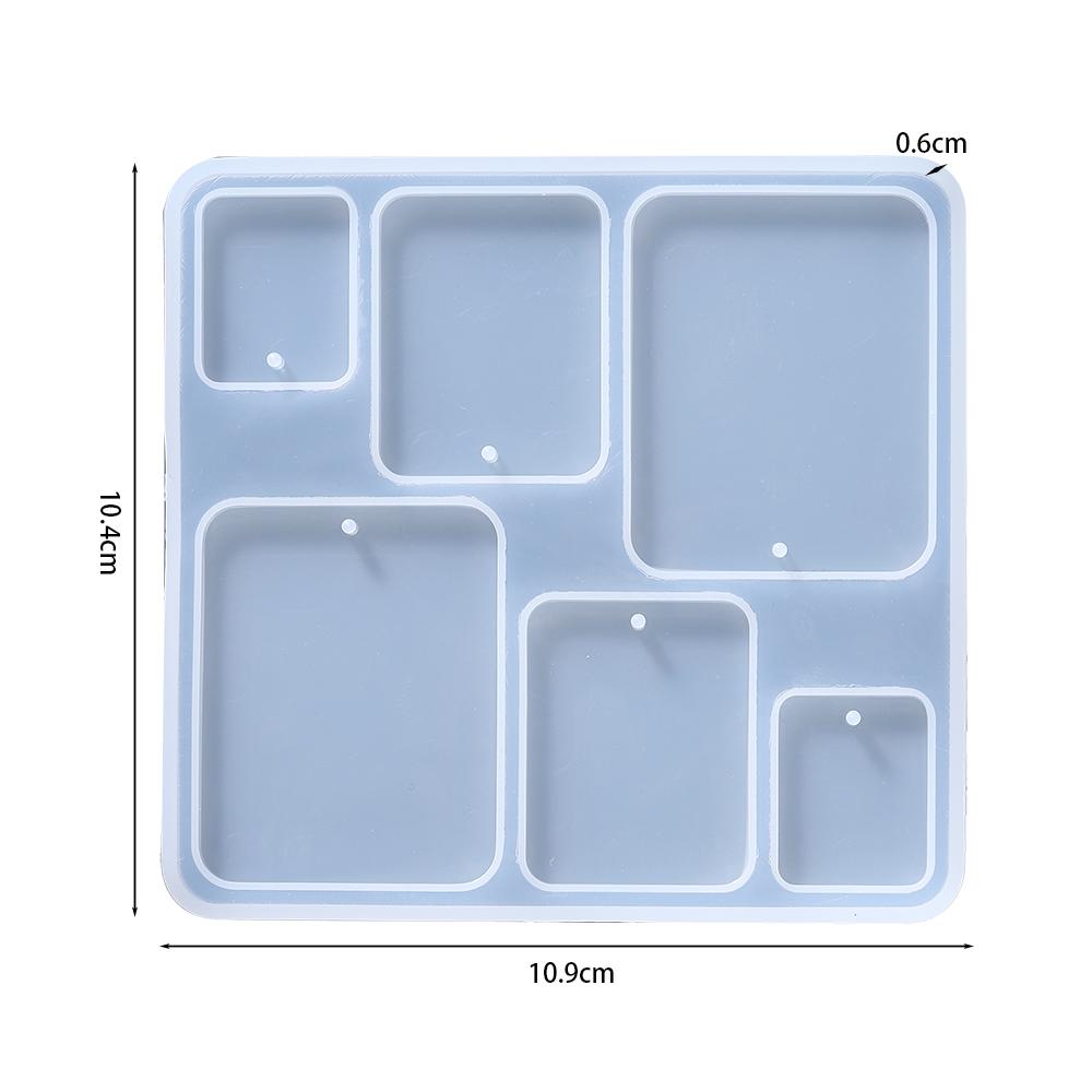 Geometric Earring Pendant Silicone Mold For Epoxy Resin DIY Earring Keychain Necklace Charms Resin Silicone Mold Jewelry Making
