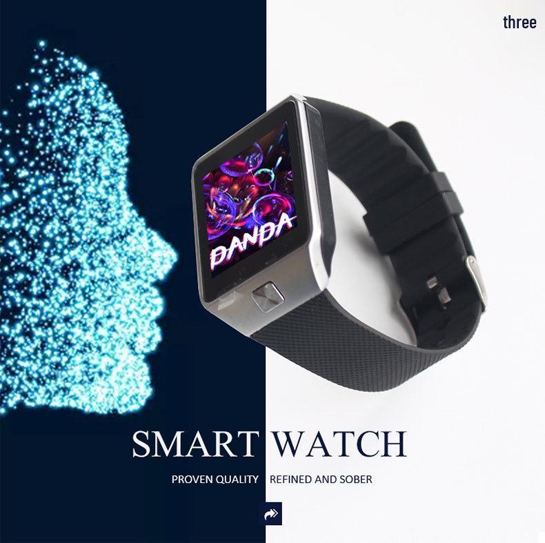 DZ09 Smart Watch: 1,44" Touchscreen, Anruffunktion, Sport-Tracker, Herzfrequenz- & Blutdruckmonitor, Schlafanalyse.