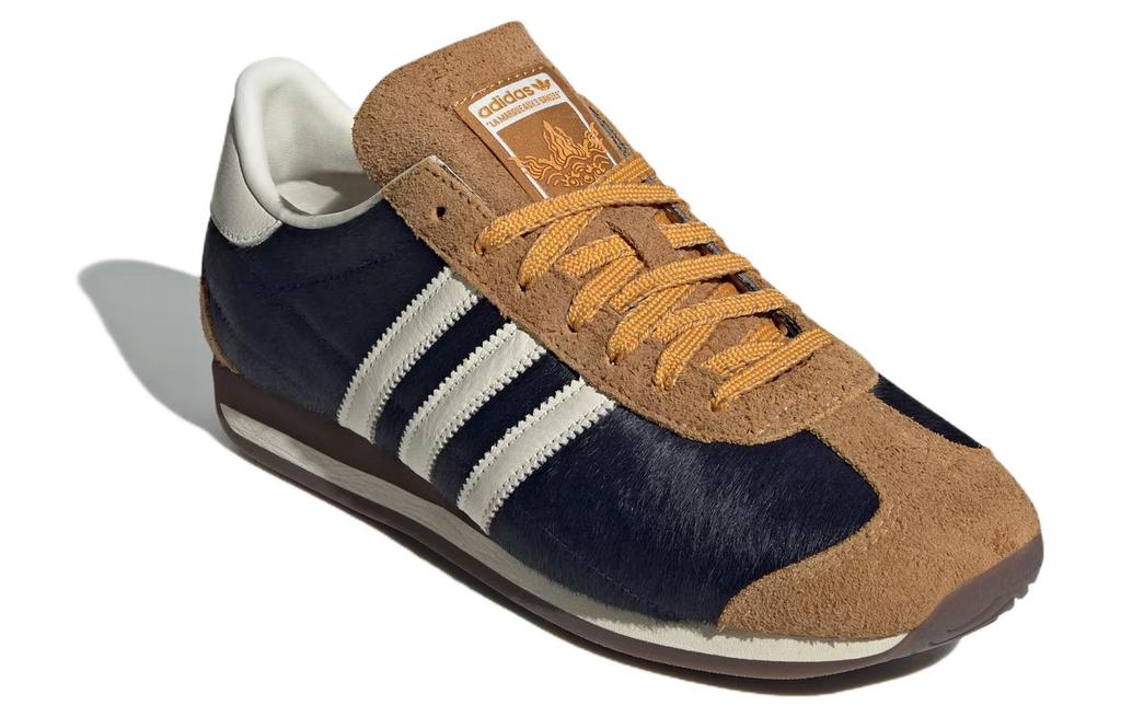 FEIFEI RUAN X adidas originals Country OG 'Černá Bílá Hnědá' ID3652