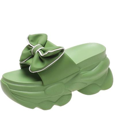 Fashion 9CM Women's Chunky Slippers Summer 2024 High Platform Wedges Shoes Woman Non Slip Beach Flip Flops Thick Bottom Sandalias Mujer