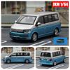 1/64 Scale Multivan T6 Van MPV Diecast Model Car Metal Chassis Shock Absorption Collection Model Ornaments