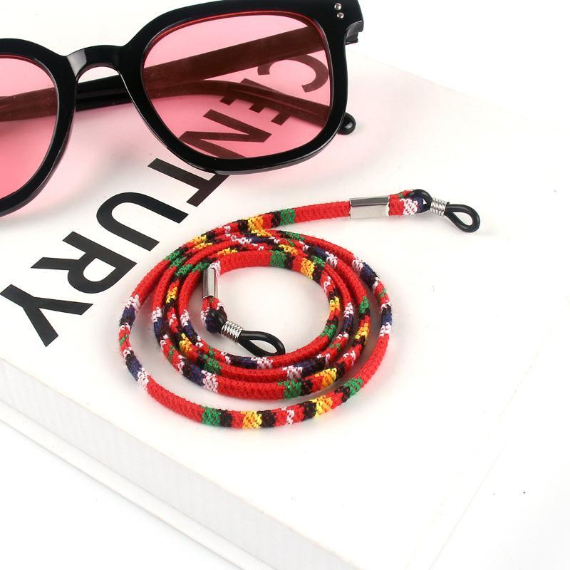 Boho Glasses Sunglasses Cotton Neck Strap High End Ethnic Rope Glasses Fixing Hanging Neck Chain Women Men Eyeglasses Straps