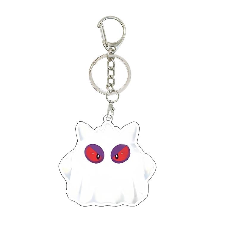 Anime Cartoon Gengar Halloween Day Acrylic Keychain Kawaii Pocket Figure All Saints' Day Creative Pendant Decoration Gifts Toys