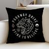 Metal PParkway DriveS Cushion Cover Breathable and skinfriendly linen pillowcase square removable and washable cushion