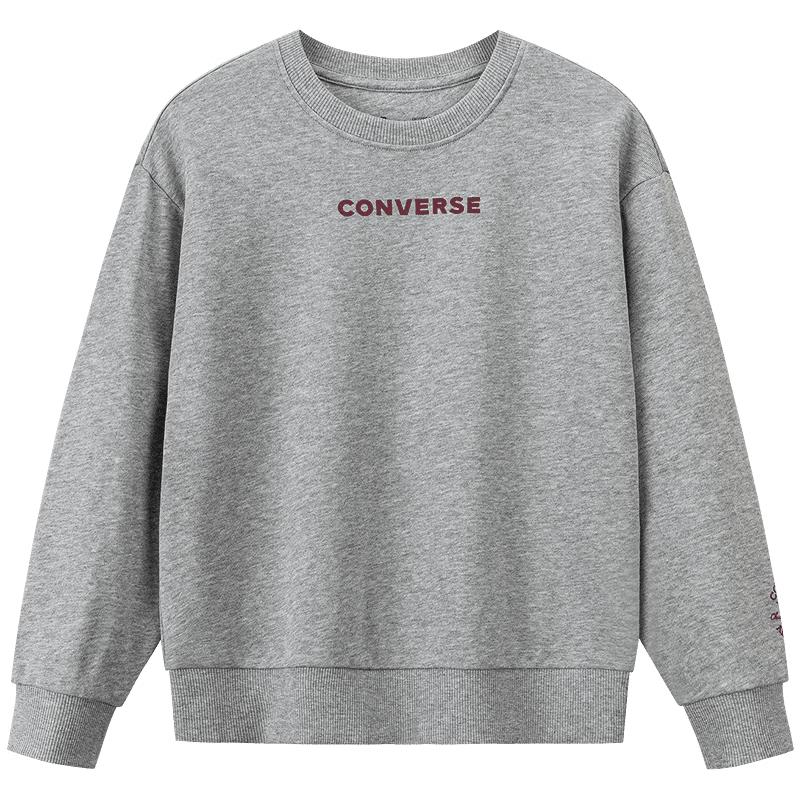 Converse Kids' Retro Print Cotton Sweatshirt
