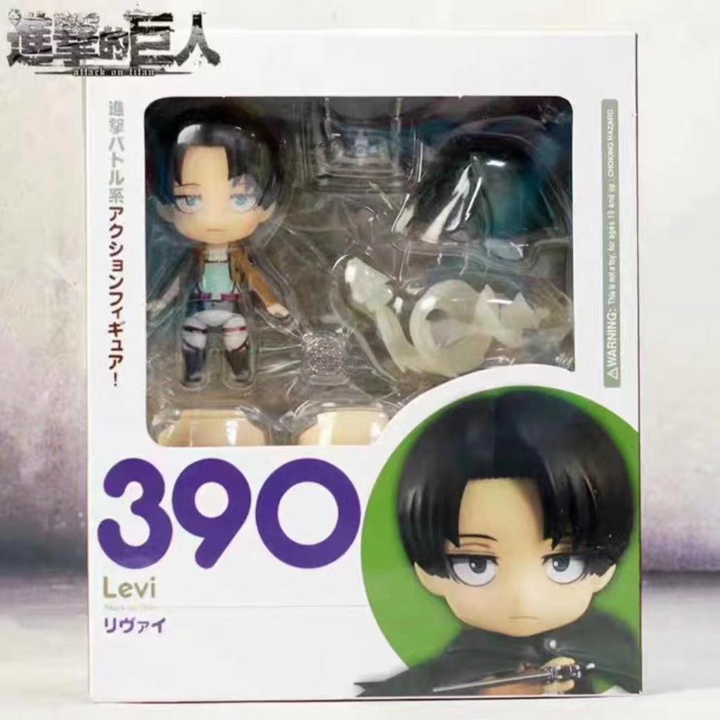 Attack on Titan Levi Ackerman Anime Modell #375 Eren Yeager Actionfigur Mikasa Ackerman Figur Samlarobjekt Modell Docka Leksaker