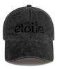 Wig Etoile Stone Washed Ball Cap - Charcoal