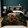 Panda, Pet Dog 3D Bedding Bed Comforter Set Duvet Cover Pillowcases Animal Kids,twin Full Queen Bedroom Set Bed Linens Cartoon
