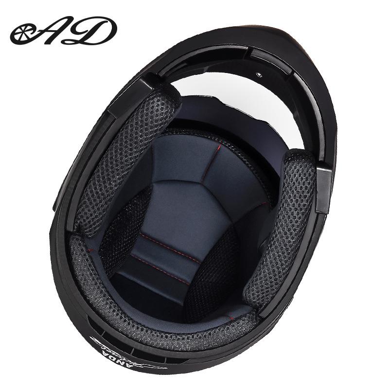 3C Certified Flip-Up Motorcycle Helmet with Dual Mirrors for All Seasons - Unisex Full Face Design for Winter