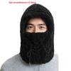 Windproof Scarf Mask Integrated Hat Warm Hooded Hat New Neck Warmer  Autumn and Winter