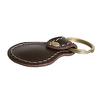 Porco Rosso Leather Keychain, Car/Motorcycle Key Ring, Small Carabiner, Compact, Teardrop Design, Genuine Tochigi Leather, Made in Japan, Men's/Women'