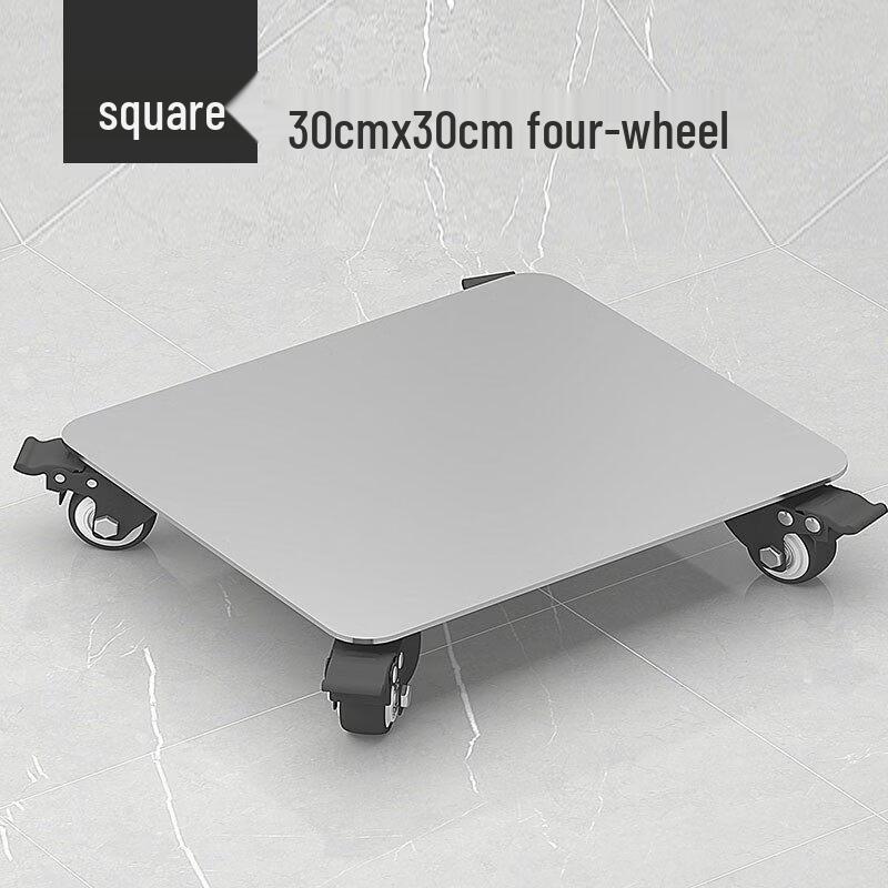 

304 Stainless Steel Square Mobile Flower Pot Tray