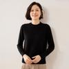 2025 A/W Cashmere Round Neck Knitwear - Soft Fluffy Loose Long Sleeve Pullover Sweater