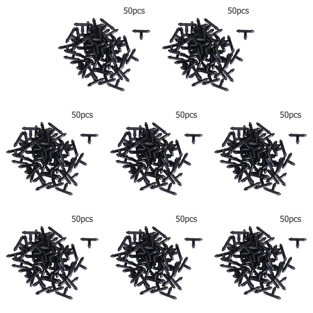 5--500pcs Micro Drip Irrigation Pipe Barbed Connector for  Garden Hose Equal Tee Watering Garden Tools for 4mm/7mm Pipe Hose Gre