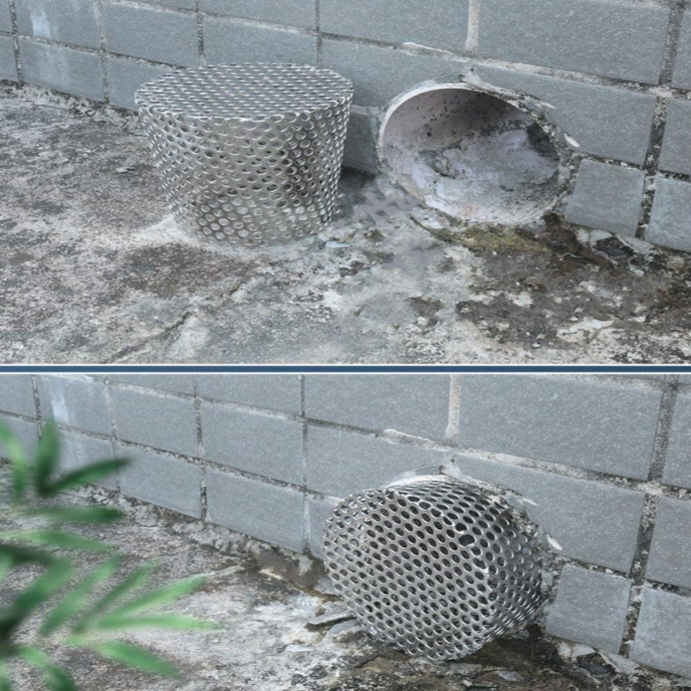 Anti Insect Bird Gutter Guards Anti Blocking Downspout Filter Strainer  Bathroom Pipe