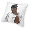 Juice Wrld 999 Quadratischer Kissenbezug Polyester Leinen Samt Kreativer Reißverschluss Dekor Kissenbezug Sofakissenbezug