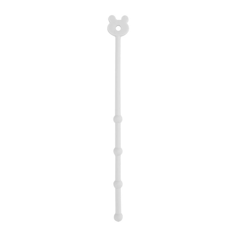DIY silicone cable tie, desk cable manager, data cable storage strap, data cable universal cable tie белый