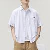 Japanese Retro Work Clothes Short-sleeved Shirt Men's Wide Casual American Summer Half-sleeved Shirt