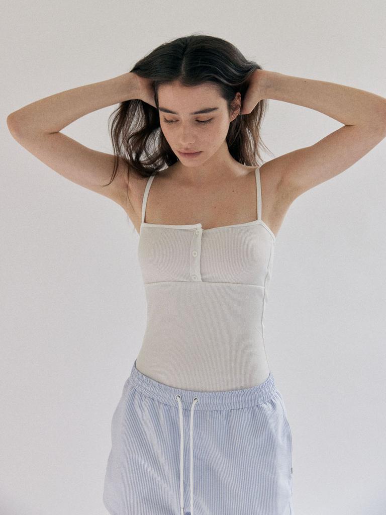 MADIN Cozy One-Piece Swimsuit_Pure White