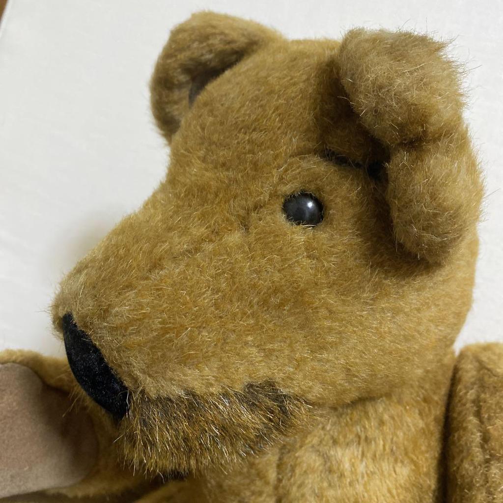[USED] Vintage Golden Bear Tufted Bear Teddy Bear 1985 Rare