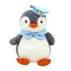 Navy Penguin Soothing Headphone Doll Plush Toy Muppet Cute Birthday Gift Children'S Simulation Cute Doll