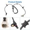 4 Pcs ABS Wheel Speed Sensors Compatible with Jeep Grand Cherokee Commander 2006 2007 2008 2009 2010, Front and Rear abs Sensors, Replacement for