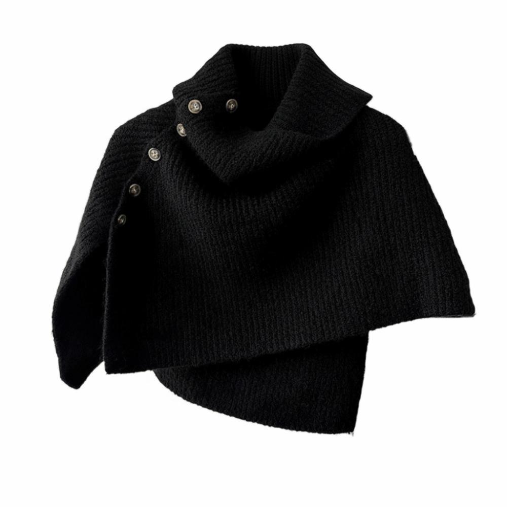 Thicken High Neck Scarf Warm Scarves Knitwear Classic Women Winter Shawl  Women