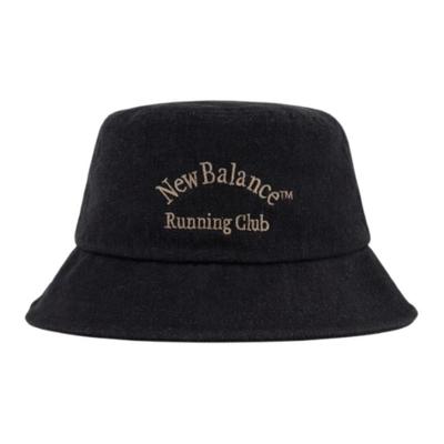 New Balance Cotton Bucket Hats Unisex Black/Blue New Balance LAH43403